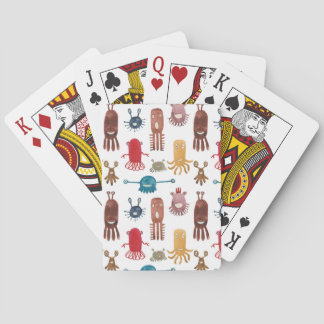 Kleurrijke Bloemrijke Mandala: Vintage Handgeteken Pokerkaarten
