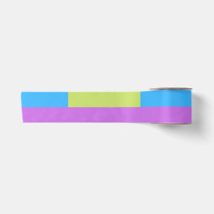 Kleurrijke Blokken Groen Blauw Roze 4 Lint