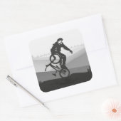  kleurrijke bmx-bike - Bmx-Sticker Vierkante Sticker (Envelop)