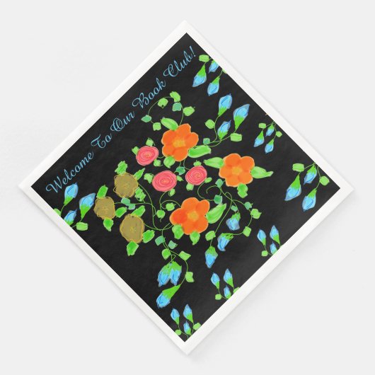 Kleurrijke Boek Club Papier servetten (Hoek)