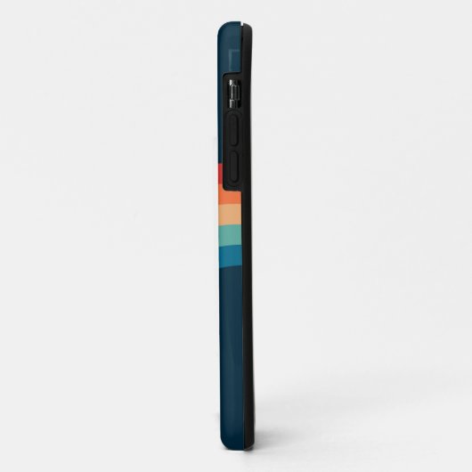 Kleurrijke bogen in retro-stijl Case-Mate iPhone case (Achterkant/links)