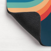 Kleurrijke bogen in retro-stijl muismat (Hoek)