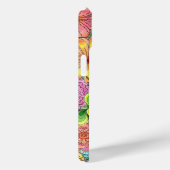 Kleurrijke Boheemse Bloemen | Naam en Initiaal Case-Mate iPhone Case (Achterkant / Rechts)