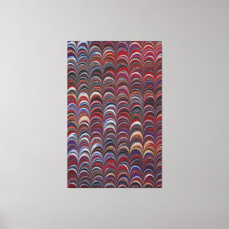 Kleurrijke Bohemian nautilus Canvas Afdruk