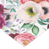 Kleurrijke boho bloemen patroon medium tafelloper (Hoek)