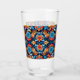 Kleurrijke Boho Bloemrijke Elegantie: Trillende Ma Glas
