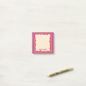 Kleurrijke Boho CUSTOM Chic Monogram Gepersonalise Post-it® Notes (Op bureau)