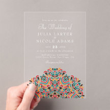 Kleurrijke Boho Etnische Botanische Accent Wedding