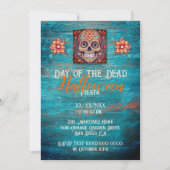 Kleurrijke Boho Halloween Dag van de Doden Kaart (Voorkant)