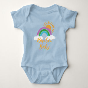  Kleurrijke Boho Rainbow Baby shower Favor Romper