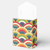 Kleurrijke Boho Regenboog Bedankdoosjes (Geopend)