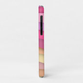 Kleurrijke Boho Wavy Stripes Monogram twee letters Case-Mate iPhone Case (Achterkant/links)