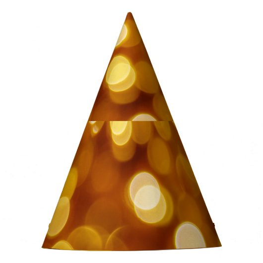 Kleurrijke bokeh lichten, Kerstmisachtergrond. Feesthoedjes (Voorkant)