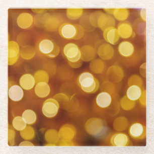 Kleurrijke bokeh lichten, Kerstmisachtergrond. Glazen Onderzetter