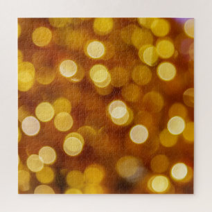 Kleurrijke bokeh lichten, Kerstmisachtergrond. Legpuzzel