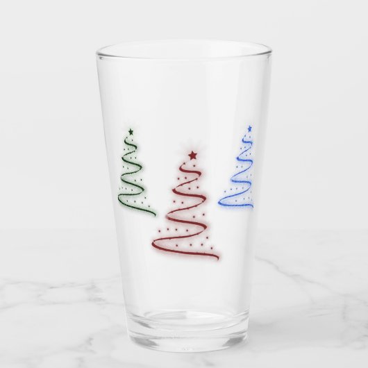 Kleurrijke bomen- glas (Voorkant)