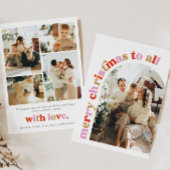 Kleurrijke Boog Foto Kerstkaart