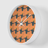 Kleurrijke boogschutterspatroon op Oranje achtergr (Hoek)