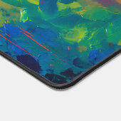 Kleurrijke boom van liefde bureaumat (Hoek)