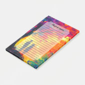 Kleurrijke boom van liefde post-it® notes (Schuin)