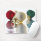 Kleurrijke boomversieringen muismat (Met muis)