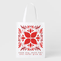 Kleurrijke botanische quote jumbo tas