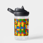 Kleurrijke bouwstenen Kinderen Waterfles (Rechts)