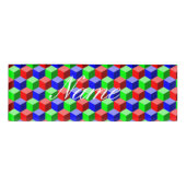 Kleurrijke bouwstenen Thunder_Cove Naambadge (Voorkant)