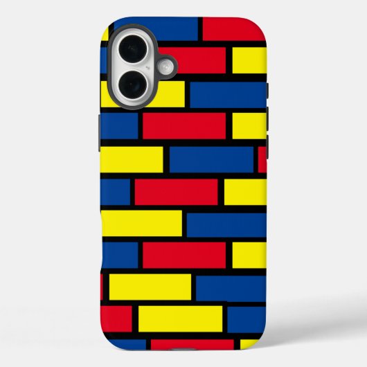 Kleurrijke Bricks Telefoonhoes Case-Mate iPhone Case (Achterkant)