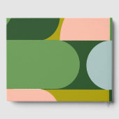 Kleurrijke Bright Groovy Retro Arch Elke dag van d Gastenboek (Achterkant)