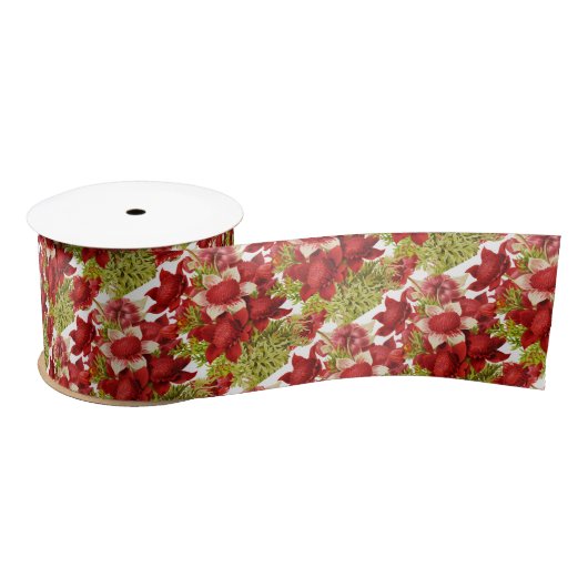 Kleurrijke Bright Strawberry Floral Lint (Spoel)
