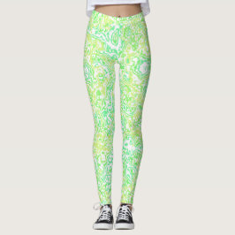 Kleurrijke Bright Trippy Groovy Funky Hippie Marbl Leggings