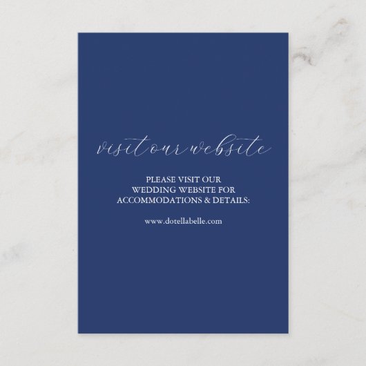 Kleurrijke bruiloft website invoegen Kaart Script (Voorkant)