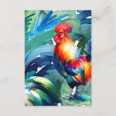 Kleurrijke bruiloft website invoegen Kaart Script (Achterkant)