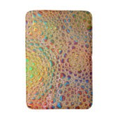Kleurrijke bubbels textuur badmat (Voorkant Verticaal)