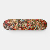 Kleurrijke Bubble Gum Skateboard (Horizontaal)
