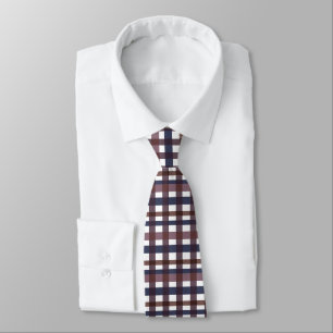 Kleurrijke Buffalo Plaid Gingham Stropdas