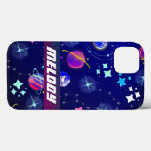 Kleurrijke buitenruimte planeten sterrenstelsel st Case-Mate iPhone case (Achterkant (horizontaal))