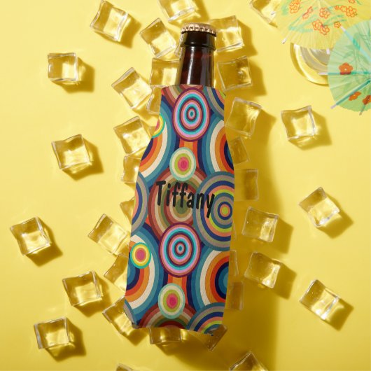 Kleurrijke Bullseyes Flesjeskoeler (Insitu Zomer)