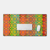 Kleurrijke bureaumat (Keyboard & Muis)