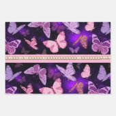 Kleurrijke Butterfly Gift Wrap Inpakpapier Vel (Voorkant 3)