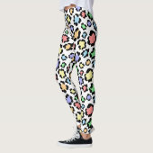 Kleurrijke Buttery Glad Bold en Mooie Luipaard Leggings (Links)