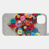 Kleurrijke Buttonnen Case-Mate iPhone Case (Achterkant (horizontaal))