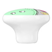 Kleurrijke Buttonnen Keramische Knop (Zijkant)