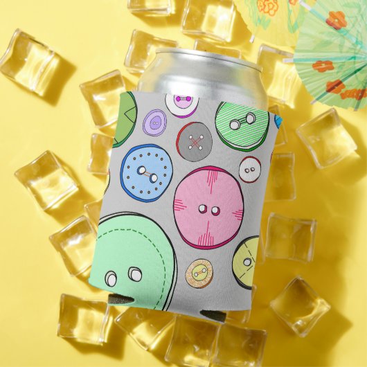 Kleurrijke Buttonnen Koelaar Blikjeskoeler (Insitu Zomer)