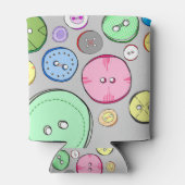 Kleurrijke Buttonnen Koelaar Blikjeskoeler (Achterkant)