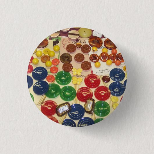 Kleurrijke  Buttonnen Ronde Button 3,2 Cm (Voorkant)
