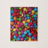 kleurrijke Buttonnen van zoet chocolade-Snoep Legpuzzel (Verticaal)