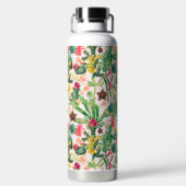 Kleurrijke  Cactus Collectie Waterfles (Achterkant)