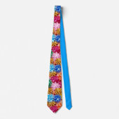 Kleurrijke cadeau boog party cadeau blauw goud roo stropdas (Voorkant)